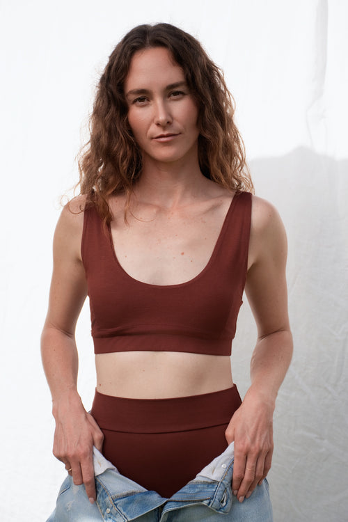 Haven Allrounder Bralette in Wine